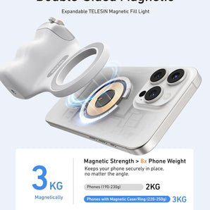 TELESIN Fun Shot Magnetic P1-MP-10 white
