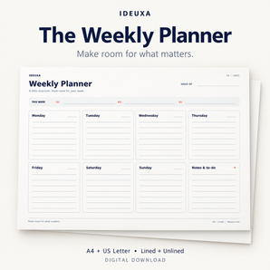 The Weekly Planner